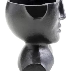 Vasen|KARE Design Vase Rostro Schwarz 17Cm
