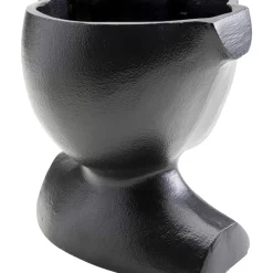 Vasen|KARE Design Vase Rostro Schwarz 17Cm