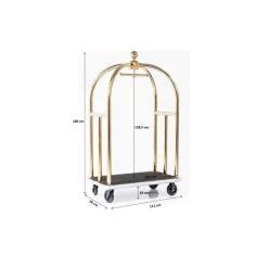 Kleinmöbel & Sonstiges|KARE Design Vip Gepackwagen Vegas Gold