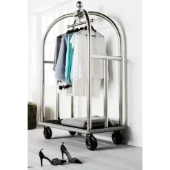 Kleinmöbel & Sonstiges|KARE Design Vip Gepackwagen Vegas Silver