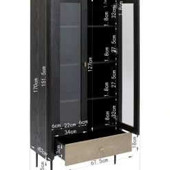 Regale|KARE Design Vitrine Milano 170X80