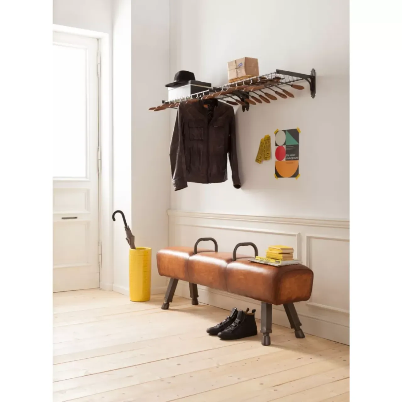 Kleinmöbel & Sonstiges|KARE Design Wandgarderobe Cosmopolitan (9-Tlg)