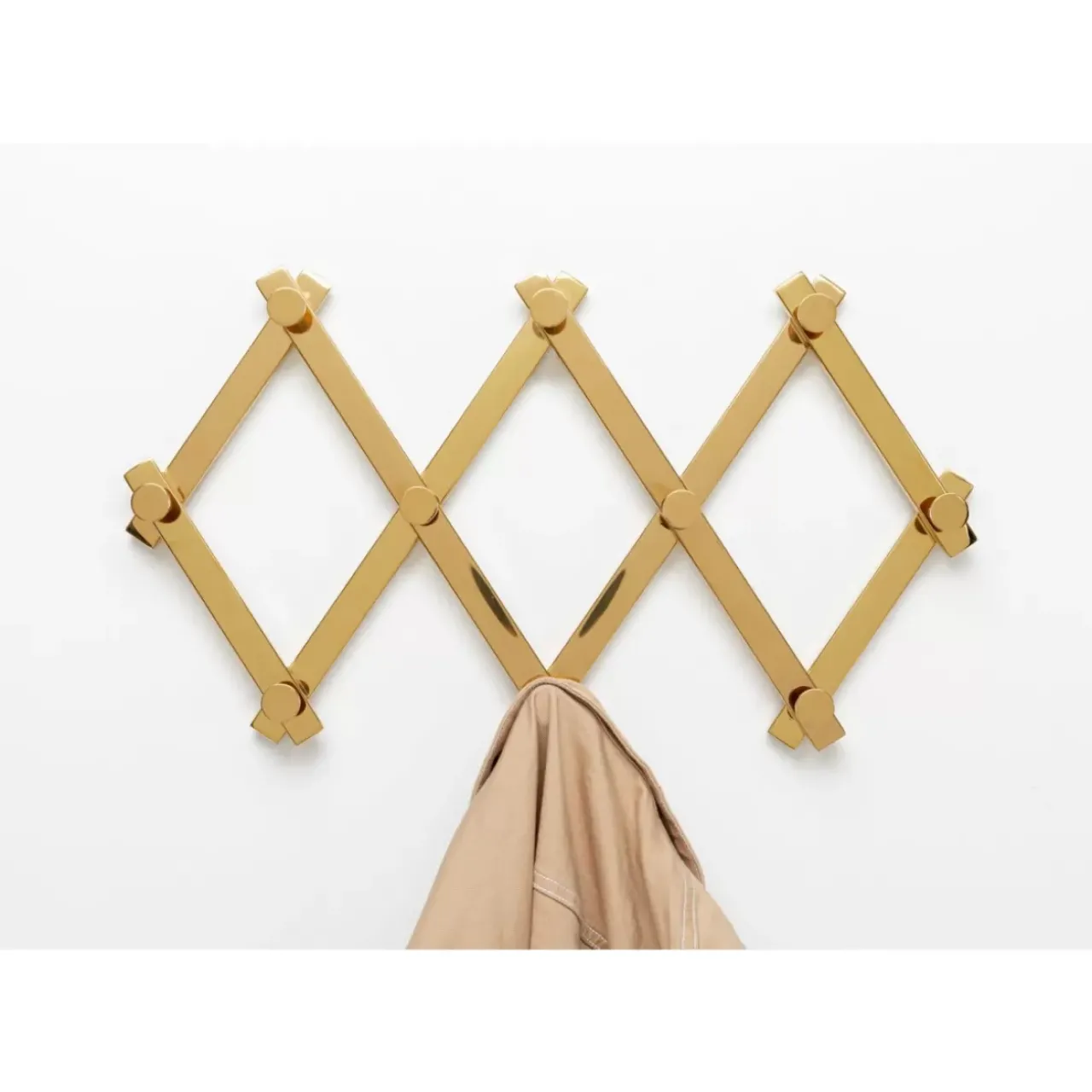 Kleinmöbel & Sonstiges|KARE Design Wandgarderobe Crossing Gold 9(+71)Cm