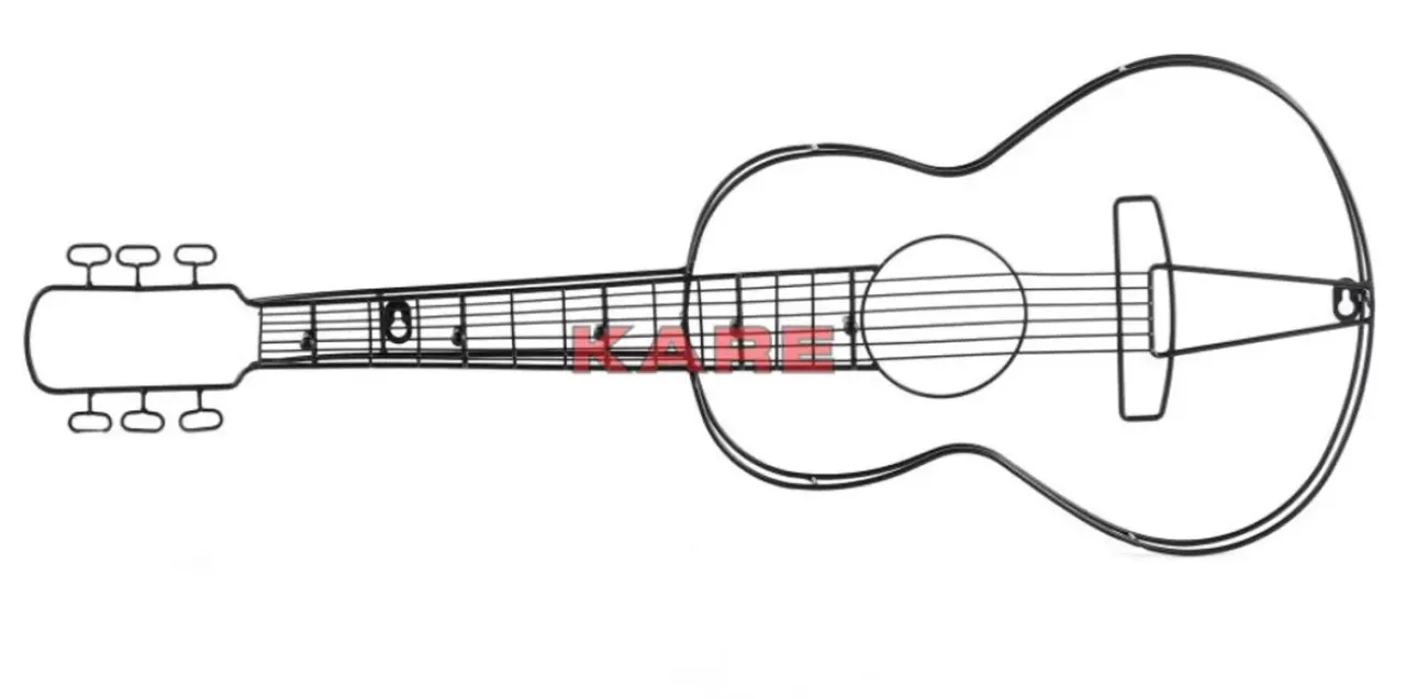 Kleinmöbel & Sonstiges|KARE Design Wandgarderobe Guitar 81Cm