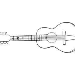 Kleinmöbel & Sonstiges|KARE Design Wandgarderobe Guitar 81Cm