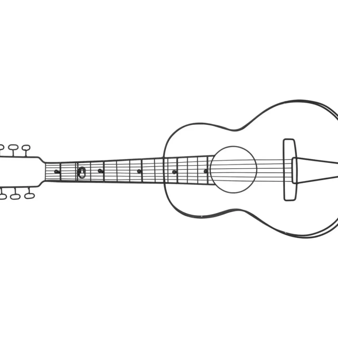 Kleinmöbel & Sonstiges|KARE Design Wandgarderobe Guitar 81Cm
