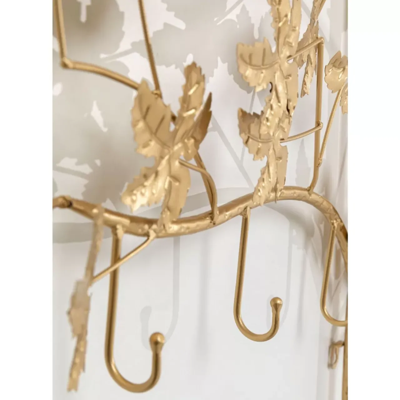 Kleinmöbel & Sonstiges|KARE Design Wandgarderobe Leafline Gold 93Cm
