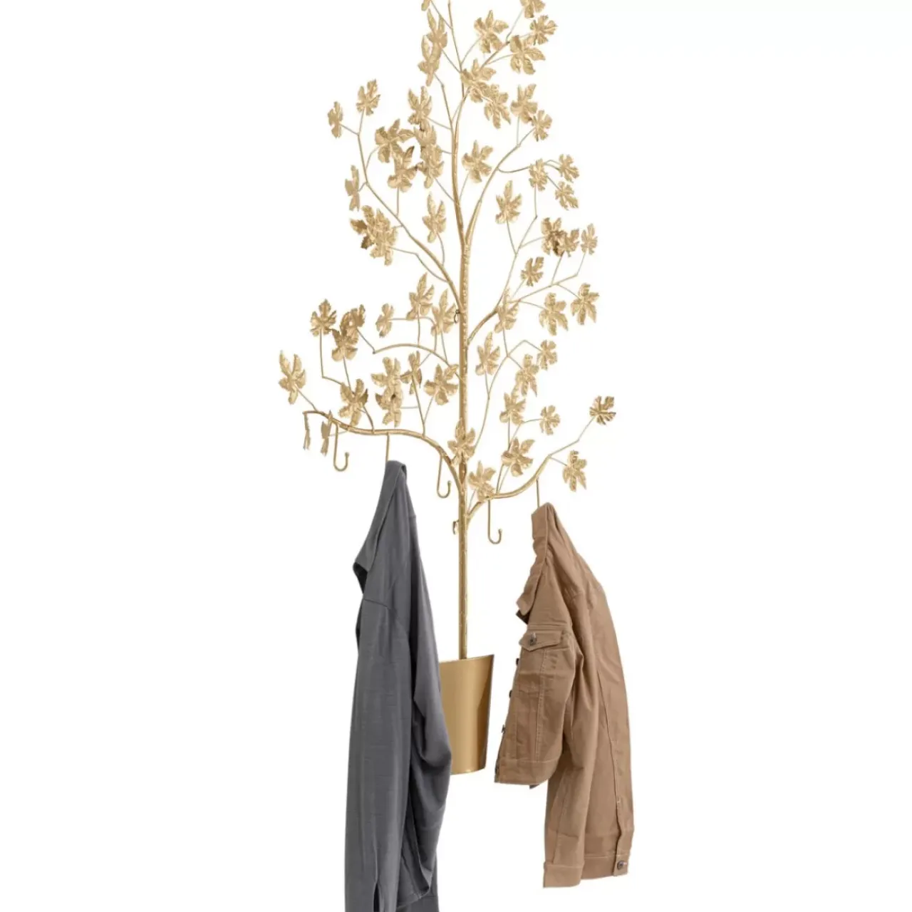 Kleinmöbel & Sonstiges|KARE Design Wandgarderobe Leafline Gold 93Cm