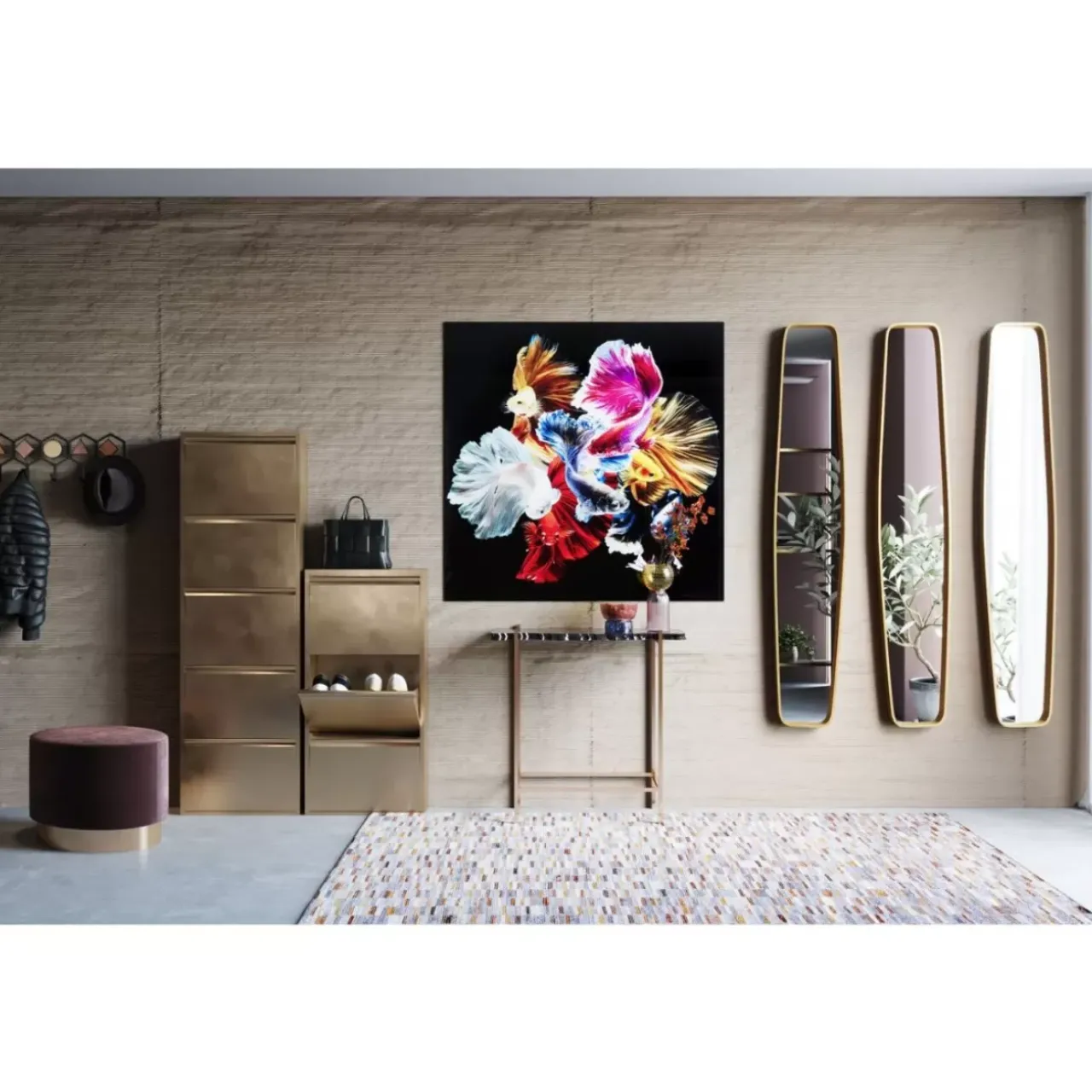 Kleinmöbel & Sonstiges|KARE Design Wandgarderobe Zelda 59Cm