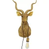 Wandleuchten|KARE Design Wandleuchte Animal Goat Gold 45X74Cm