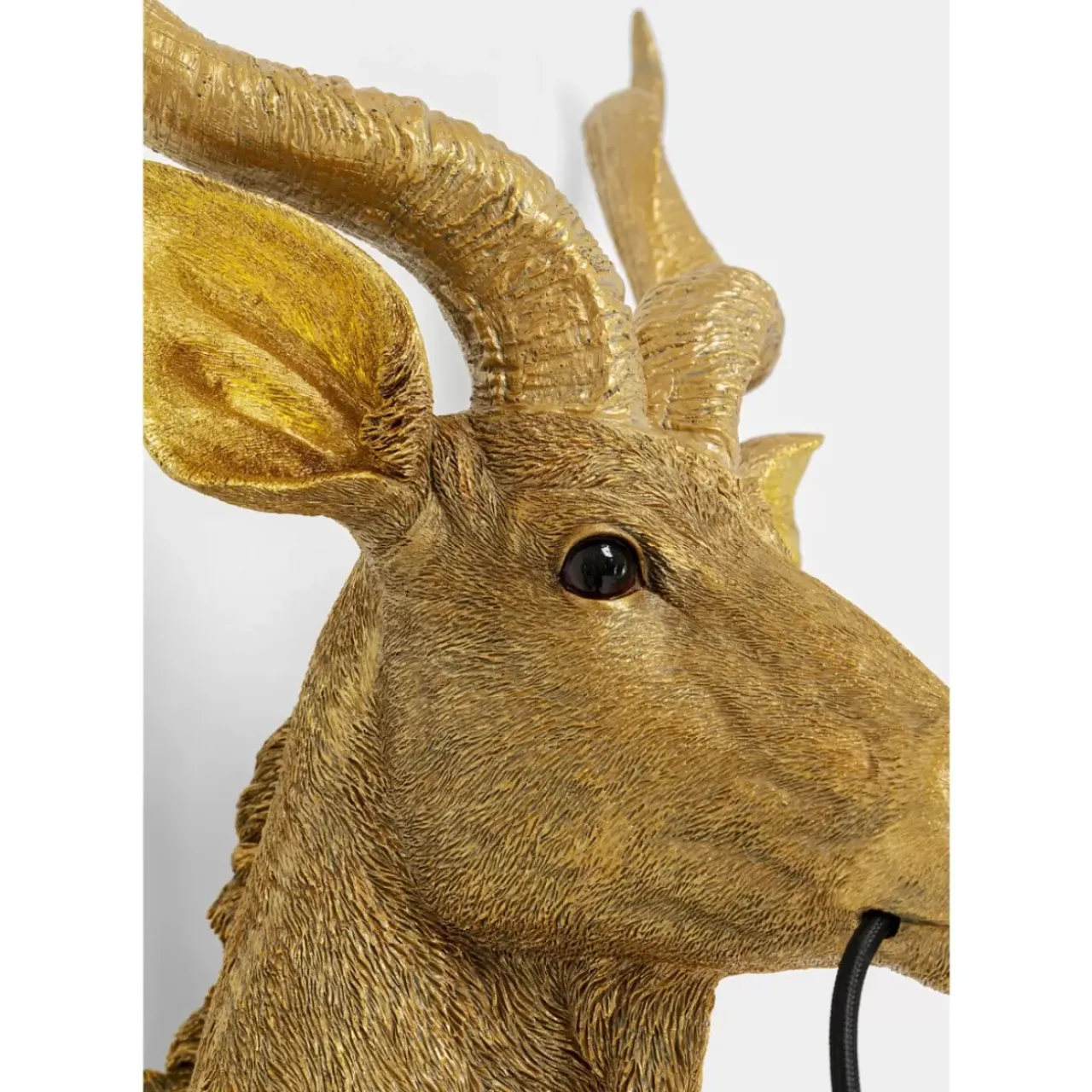 Wandleuchten|KARE Design Wandleuchte Animal Goat Gold 45X74Cm