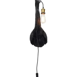 Wandleuchten|KARE Design Wandleuchte Animal Heron Schwarz 26X62Cm