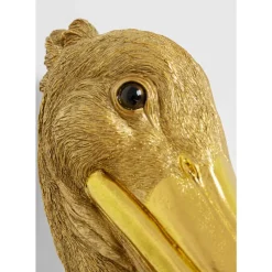 Wandleuchten|KARE Design Wandleuchte Animal Spoonbill Gold 29X62Cm