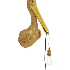 Wandleuchten|KARE Design Wandleuchte Animal Spoonbill Gold 29X62Cm