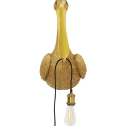 Wandleuchten|KARE Design Wandleuchte Animal Spoonbill Gold 29X62Cm