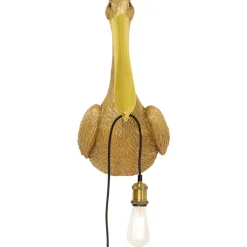 Wandleuchten|KARE Design Wandleuchte Animal Spoonbill Gold 29X62Cm