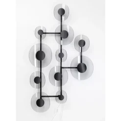 Wandleuchten|KARE Design Wandleuchte Mariposa Schwarz Smoke 116X198Cm
