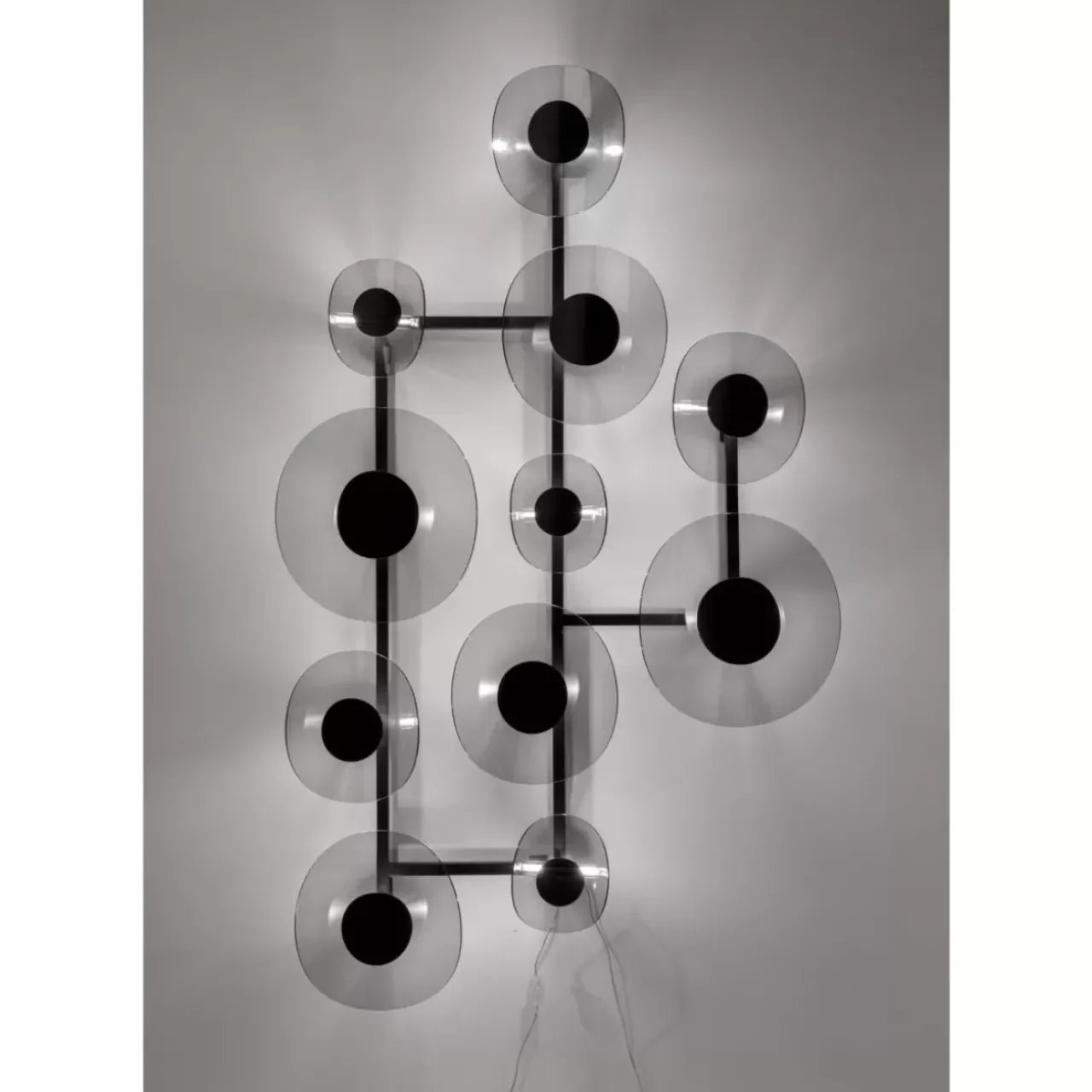 Wandleuchten|KARE Design Wandleuchte Mariposa Schwarz Smoke 116X198Cm