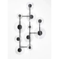 Wandleuchten|KARE Design Wandleuchte Mariposa Schwarz Smoke 116X198Cm