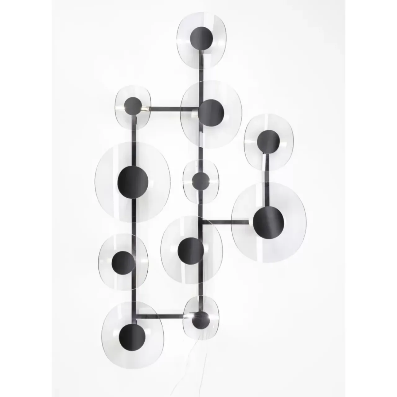 Wandleuchten|KARE Design Wandleuchte Mariposa Schwarz Smoke 116X198Cm