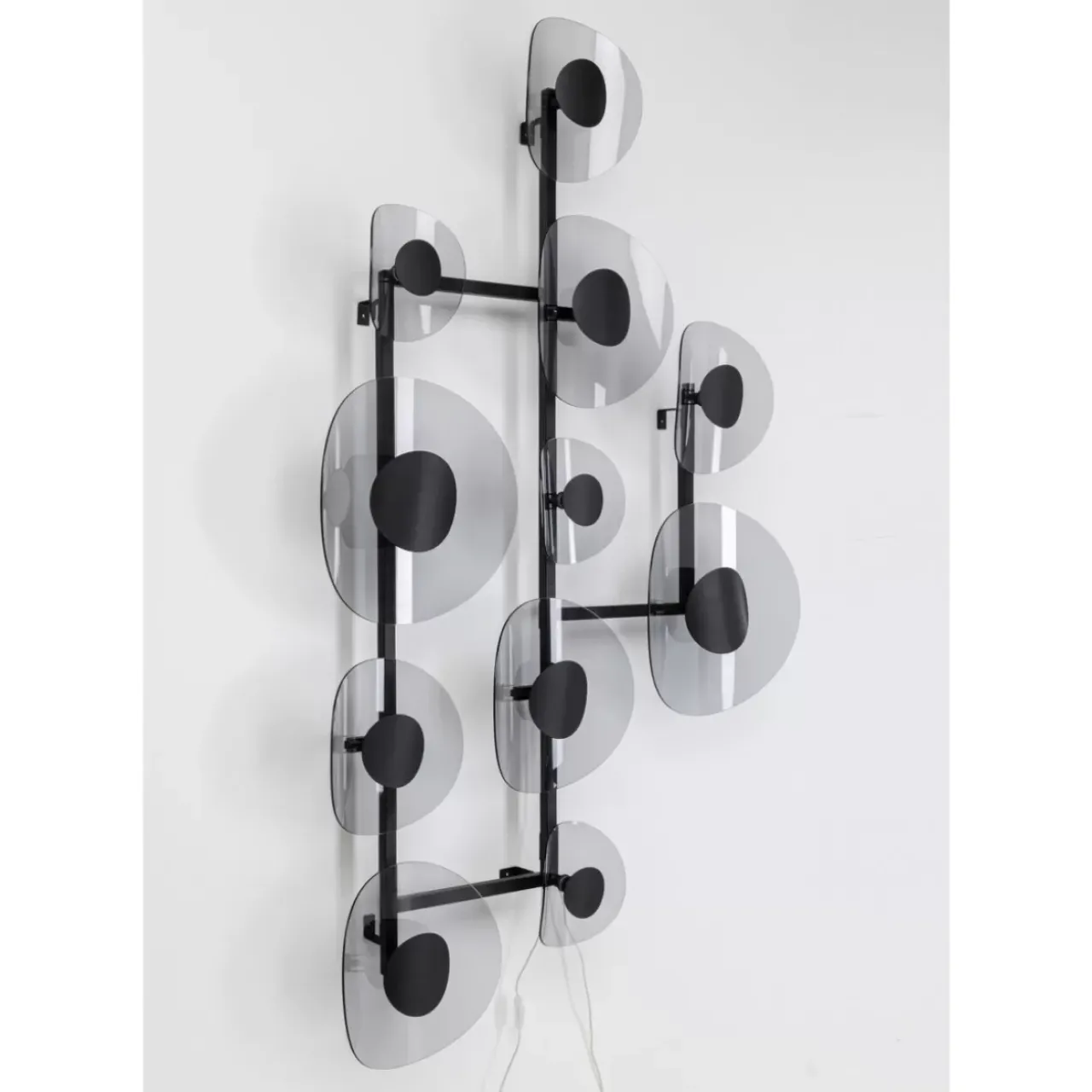 Wandleuchten|KARE Design Wandleuchte Mariposa Schwarz Smoke 116X198Cm