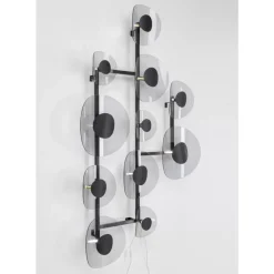 Wandleuchten|KARE Design Wandleuchte Mariposa Schwarz Smoke 116X198Cm