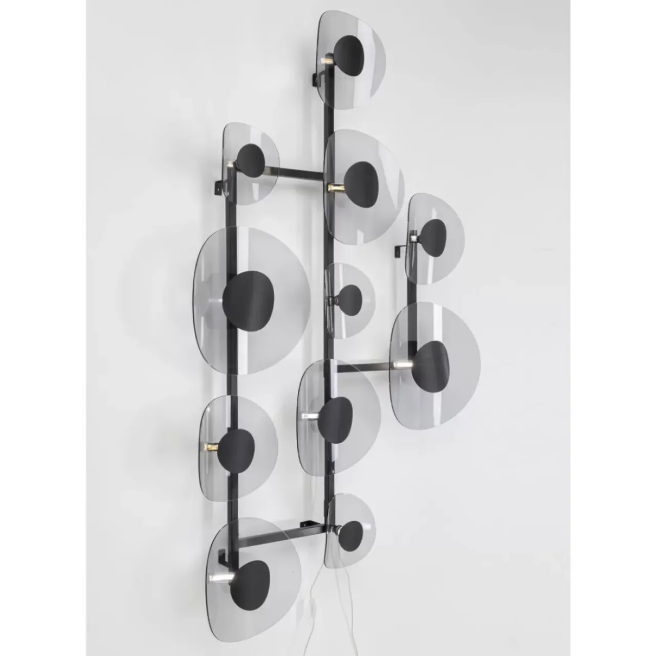 Wandleuchten|KARE Design Wandleuchte Mariposa Schwarz Smoke 116X198Cm