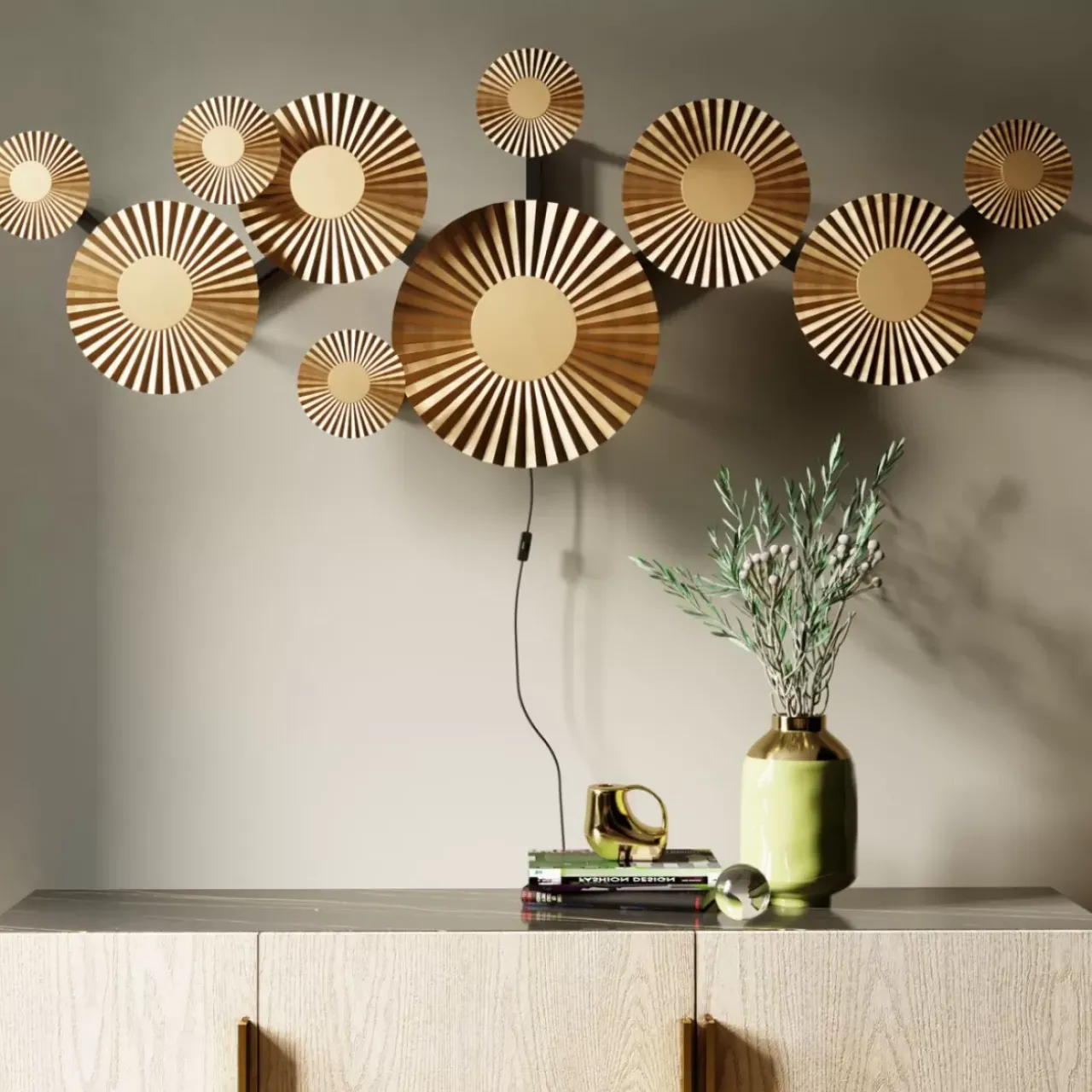 Wandleuchten|KARE Design Wandleuchte Soles 160X60Cm