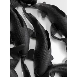 Bilder|KARE Design Wandobjekt School Of Koi Schwarz O160Cm
