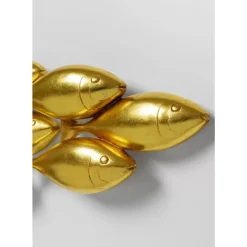 Bilder|KARE Design Wandobjekt School Of Tuna Gold 181X41Cm
