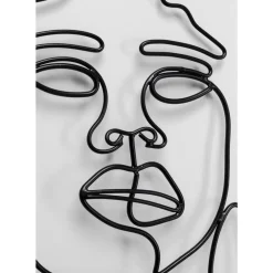 Bilder|KARE Design Wandobjekt Wire African Woman 50X57Cm