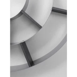 Regale|KARE Design Wandregal Snail Silver Grau