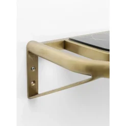 Regale|KARE Design Wandregal Treviso Gold 120X10Cm