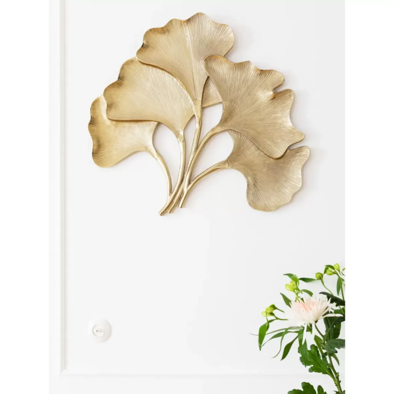 Bilder|KARE Design Wandschmuck Ginkgo Gold Gros