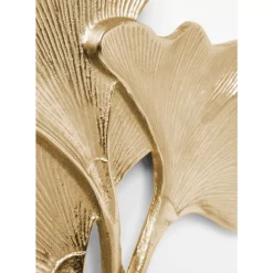 Bilder|KARE Design Wandschmuck Ginkgo Gold Klein