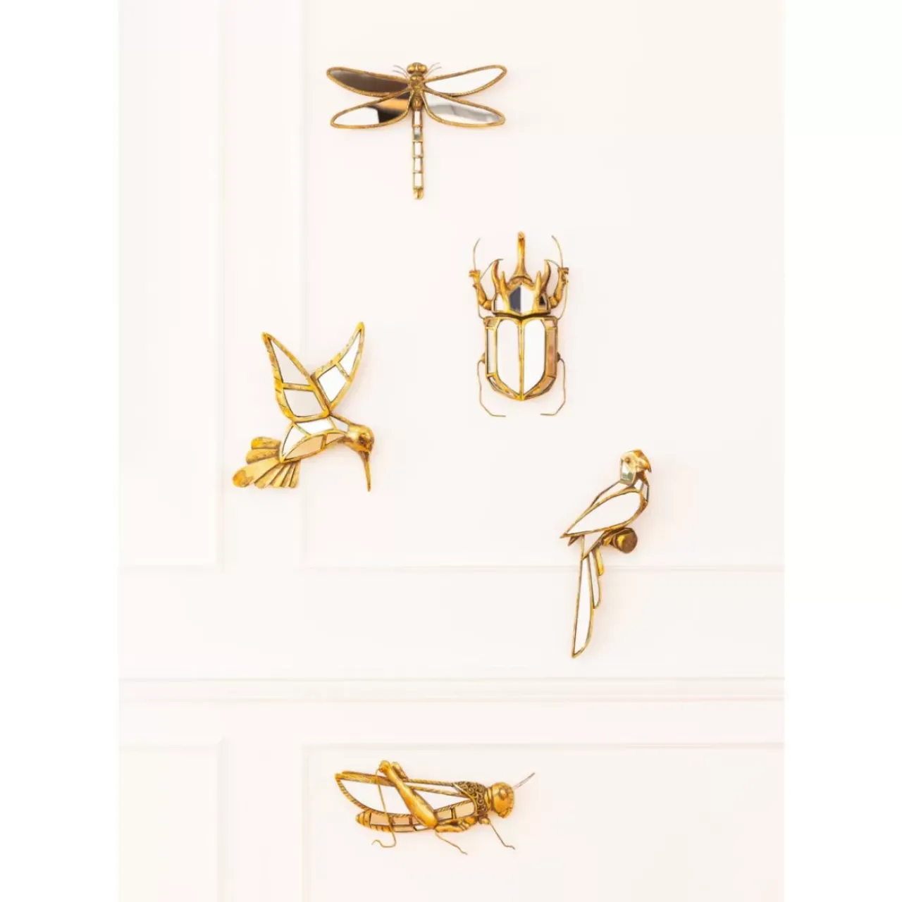Bilder|KARE Design Wandschmuck Grasshopper Mirror