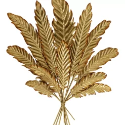 Bilder|KARE Design Wandschmuck Leaf Bouquet Gold