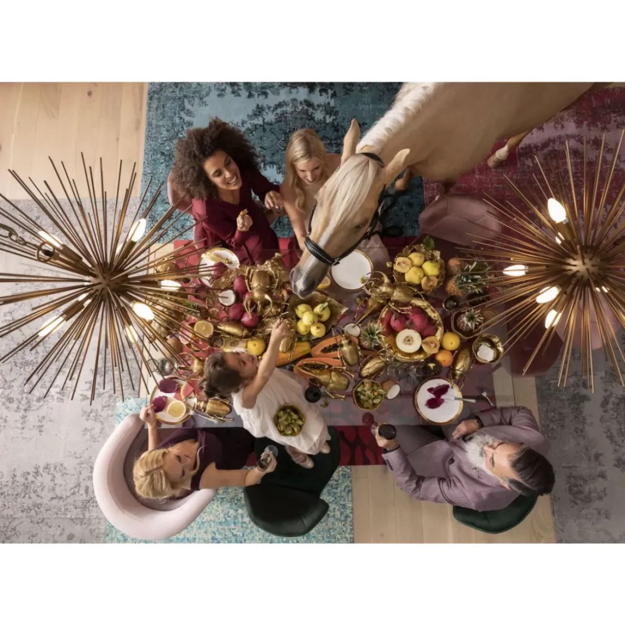 Bilder|KARE Design Wandschmuck Longicorn Beetle Gold