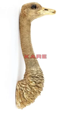 Bilder|KARE Design Wandschmuck Ostrich Gold