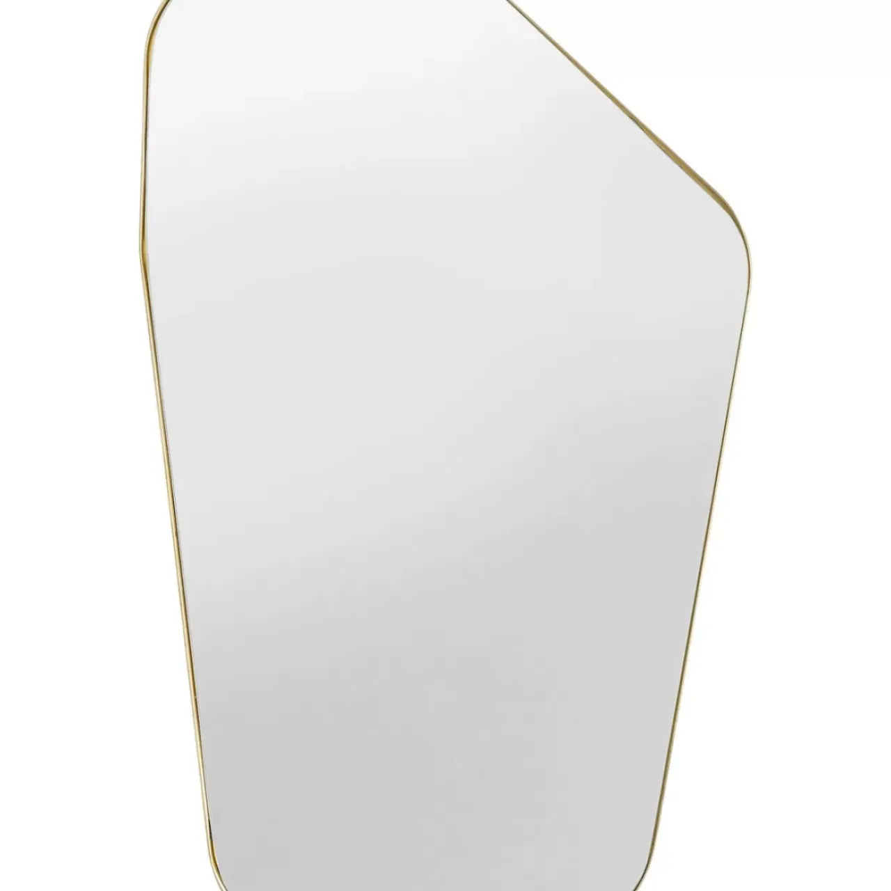Spiegel|KARE Design Wandspiegel Shape Brass 64X94,5Cm