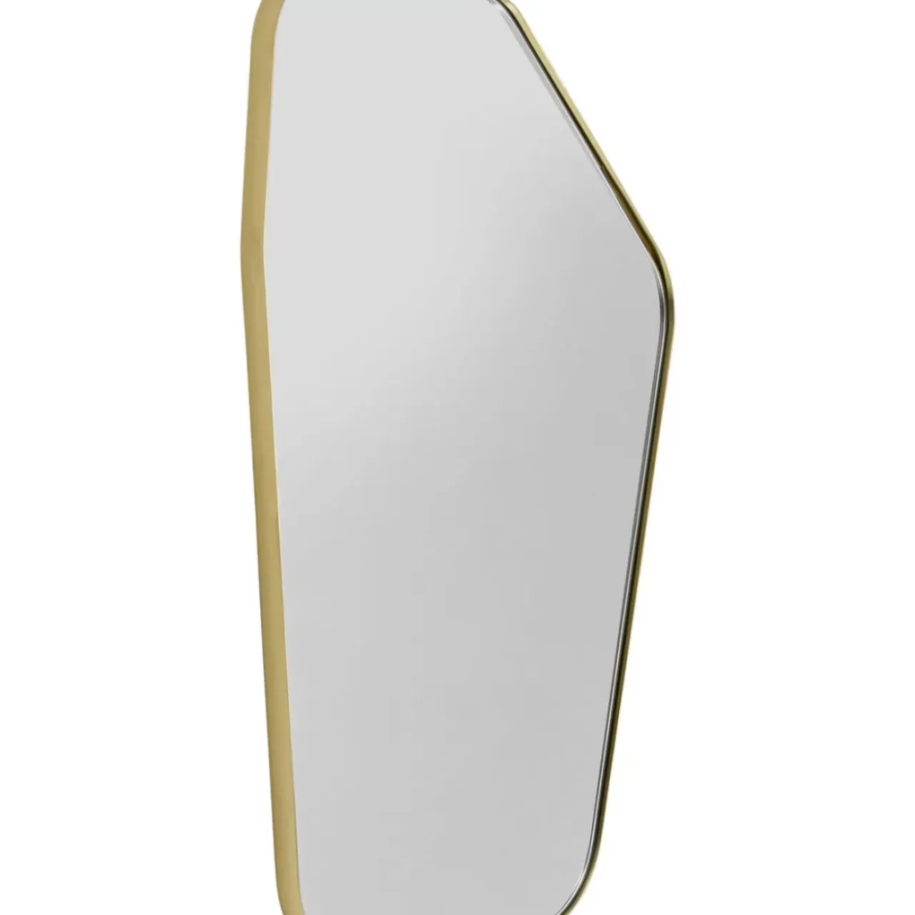 Spiegel|KARE Design Wandspiegel Shape Brass 64X94,5Cm