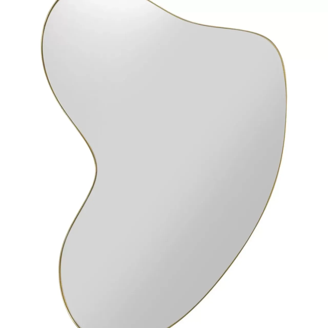 Spiegel|KARE Design Wandspiegel Shape Brass 110X120Cm