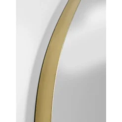 Spiegel|KARE Design Wandspiegel Shape Brass 110X120Cm