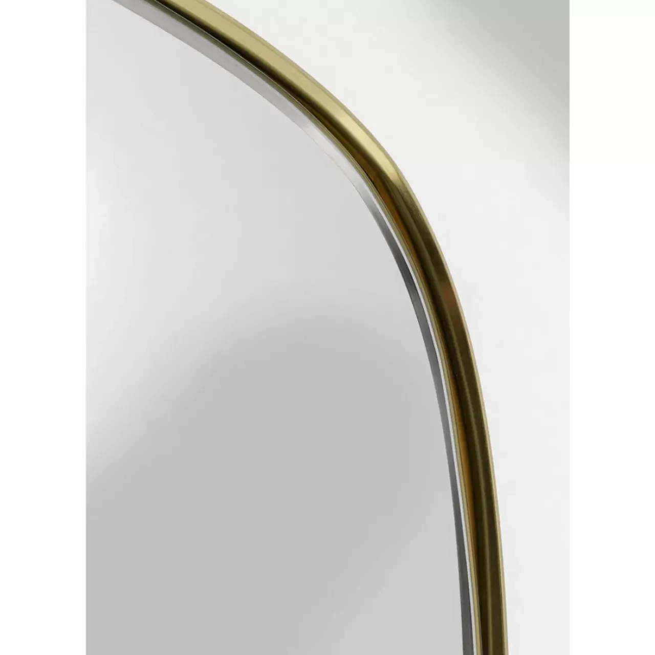 Spiegel|KARE Design Wandspiegel Shape Brass 110X120Cm
