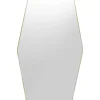 Spiegel|KARE Design Wandspiegel Shape Hexagon Brass 64X94,5Cm