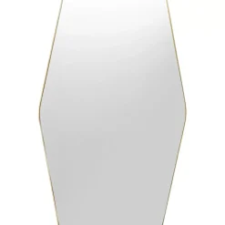 Spiegel|KARE Design Wandspiegel Shape Hexagon Brass 64X94,5Cm