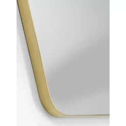 Spiegel|KARE Design Wandspiegel Shape Hexagon Brass 64X94,5Cm
