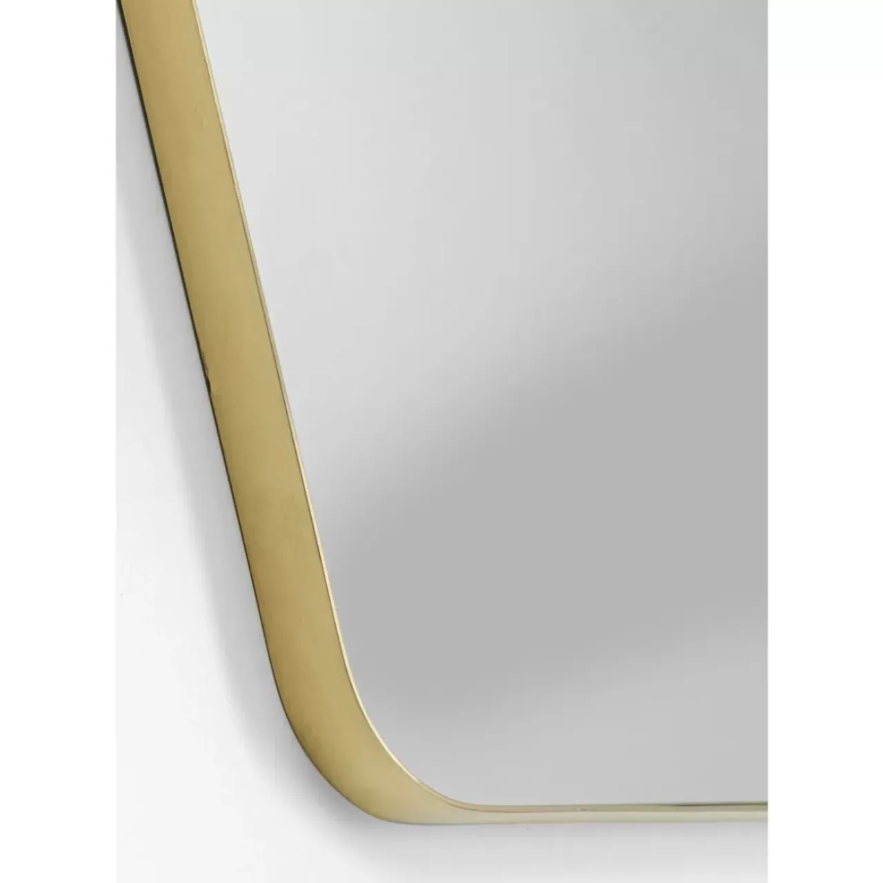 Spiegel|KARE Design Wandspiegel Shape Hexagon Brass 64X94,5Cm