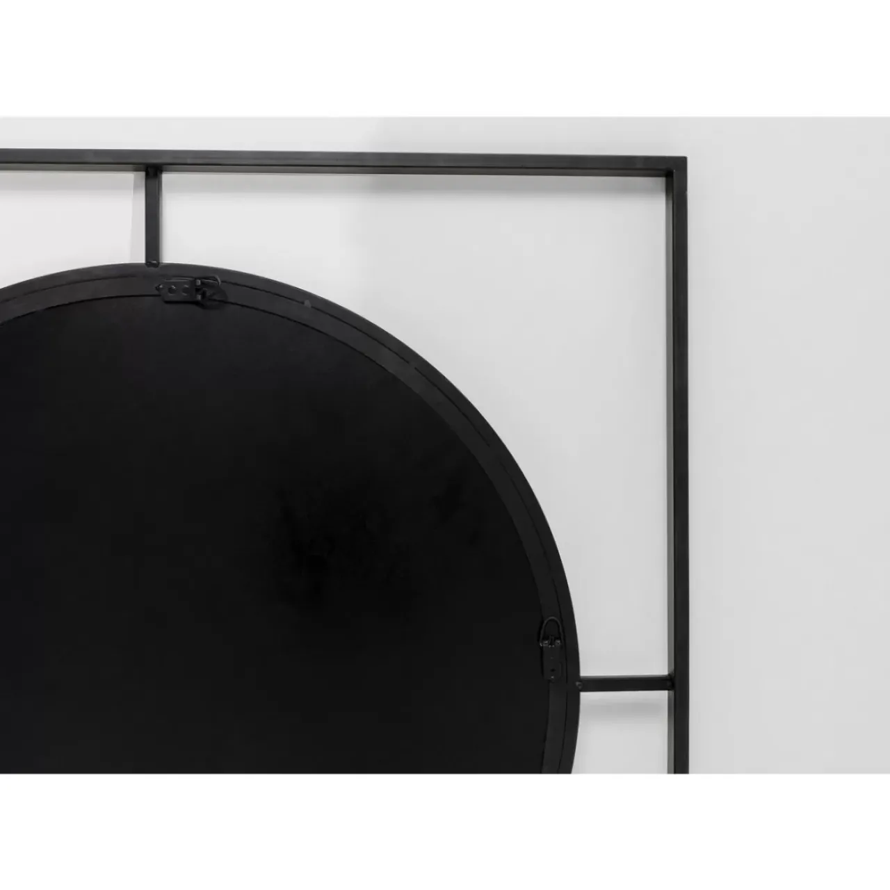 Spiegel|KARE Design Wandspiegel Stanford Frame Matt Schwarz O90Cm