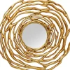 Spiegel|KARE Design Wandspiegel Twiggy Gold O121Cm